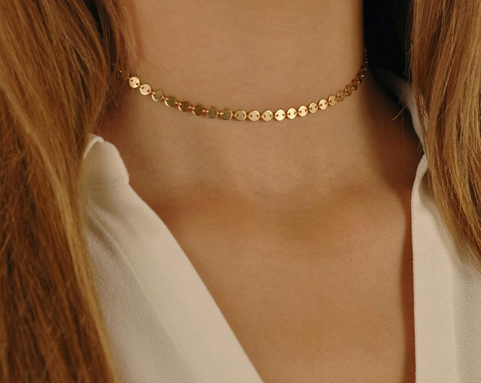 Trendy, Delicate Choker Necklace